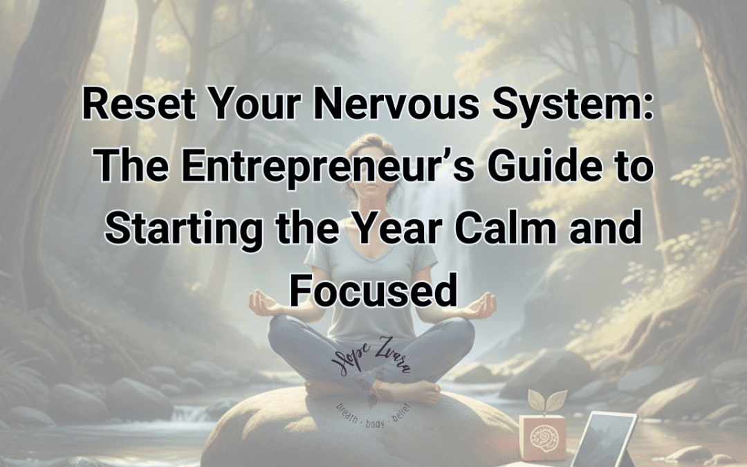 Reset Your Nervous System: The Entrepreneur’s Guide to Starting the Year Calm and Focused